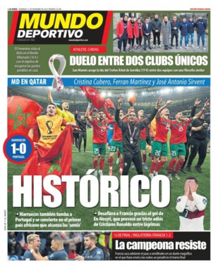 Mondial 2022 / Equipe nationale : La presse espagnole et italienne élogieuse !