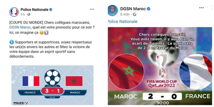Insolite/Maroc-France : la DGSN et la Police nationale française font leurs paris
