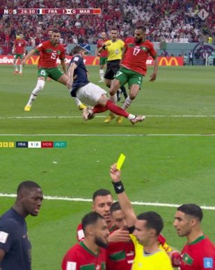 Mondial 2022 / Maroc- France : L’arbitrage prive le Maroc de 2 pénalties