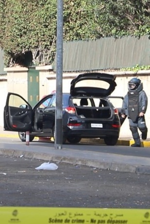 Casablanca : branle-bas de combat autour d’une voiture abandonnée qui semblait piégée