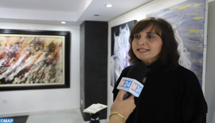 Portrait : Shams Sahbani rend hommage aux peintres de la Cité blanche