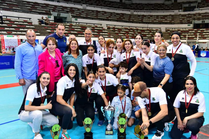 Volley-ball / Division excellence (2022-2023) : L’AS FAR (dames) et le FUS Rabat (hommes) remportent le titre
