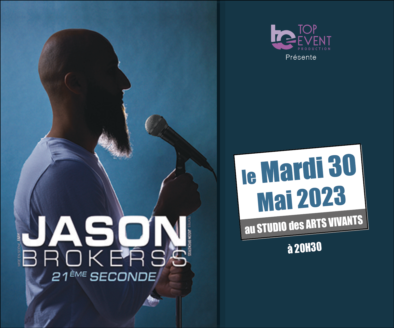 Casablanca/Studio des Arts Vivants : « 21ème seconde » de Jason Brokerss sur scène