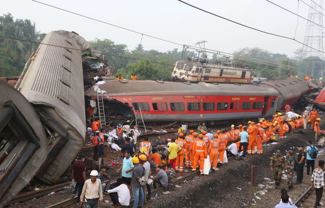 Inde : Près de 300 morts dans l'un des pires accidents de train