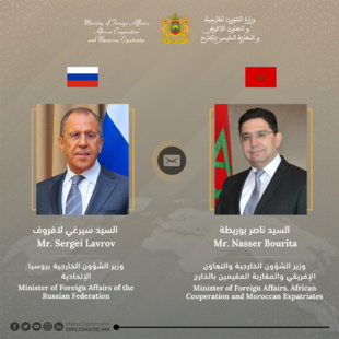 65ème anniversaire des relations Maroc-Russie:  Bourita et Lavrov se projettent sur l'avenir