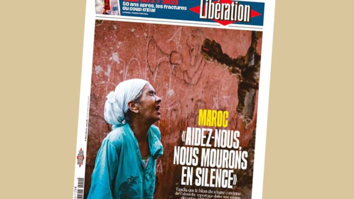 Séisme d’Al Haouz: La femme parue dans la Une de « Libération » saisit la Justice