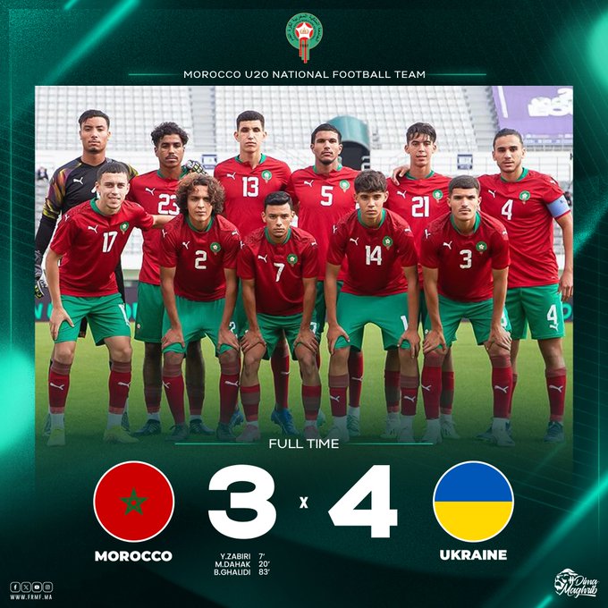 Foot /Tournoi international U20- Corée du Sud: Le Maroc s'incline face à l’Ukraine