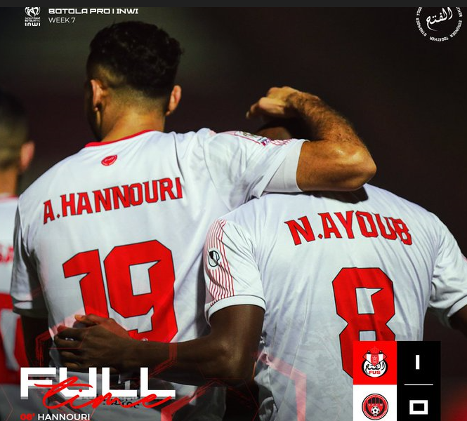 Botola D1/J7:  Le Fath vainqueur du Chabab en ouverture