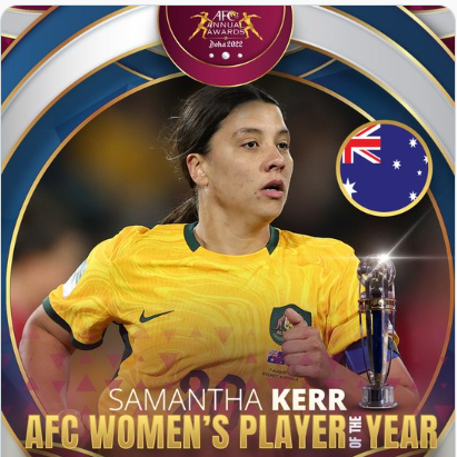Awards Confédération Asiatique de football : Samantha Kerr Salem Al-Dawsari, footballeurs de l'année