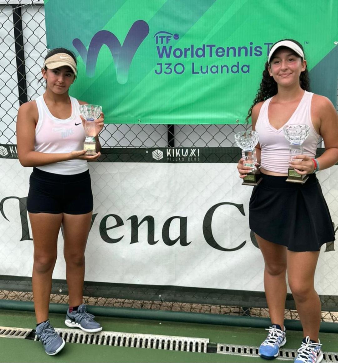 Tennis / Vainqueurs en simple et en double… Les sœurs jumelles “Hadab” ont tout raflé en Angola !