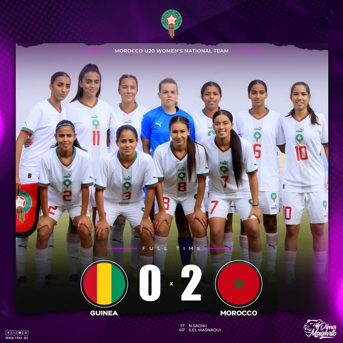 Mondial féminin U20 / Maroc - Ethiopie :  Ultime barrage avant la phase finale ( Colombie 2024)
