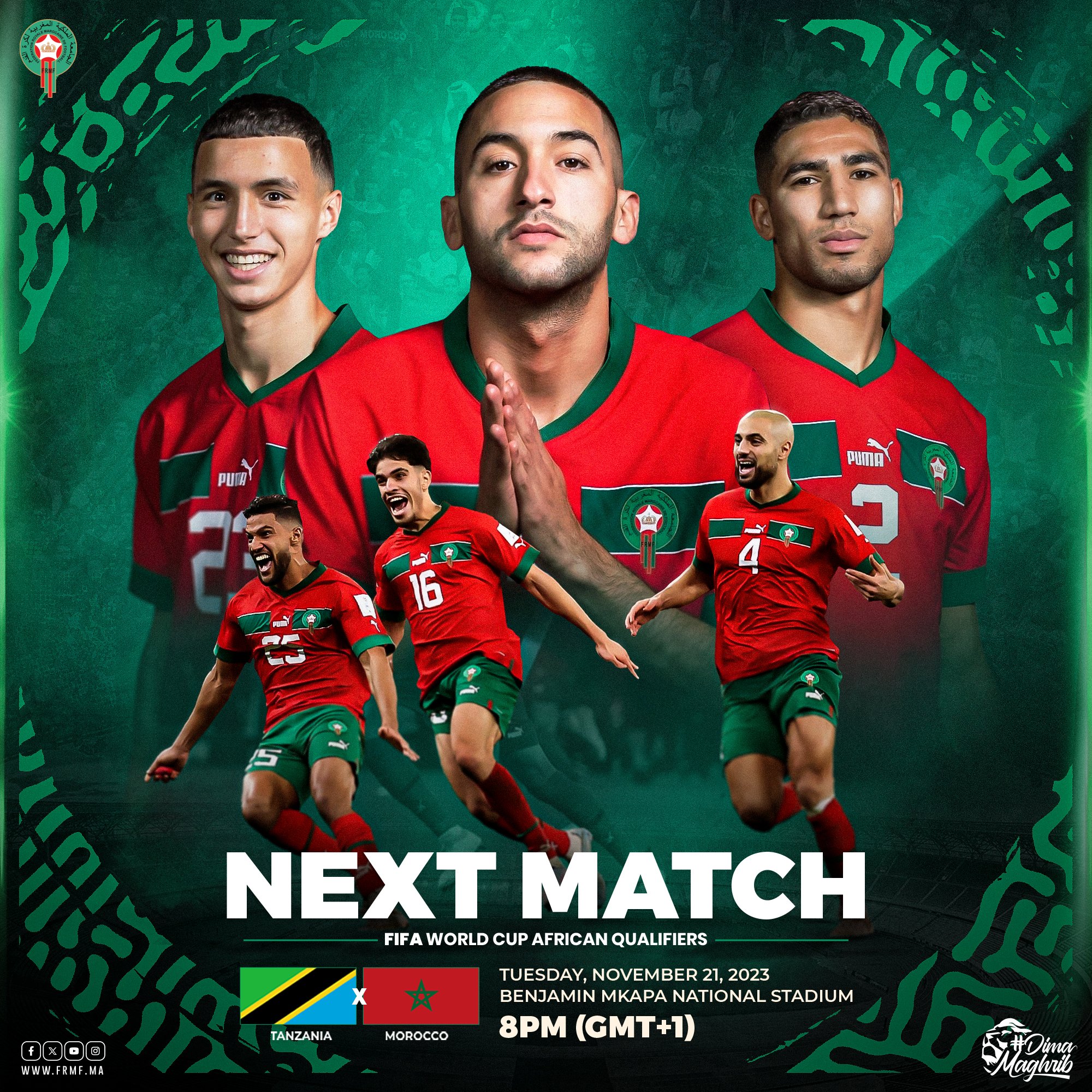 Tanzanie-Maroc de ce soir:  Contexte? Coup d’envoi ? chaînes de diffusion?