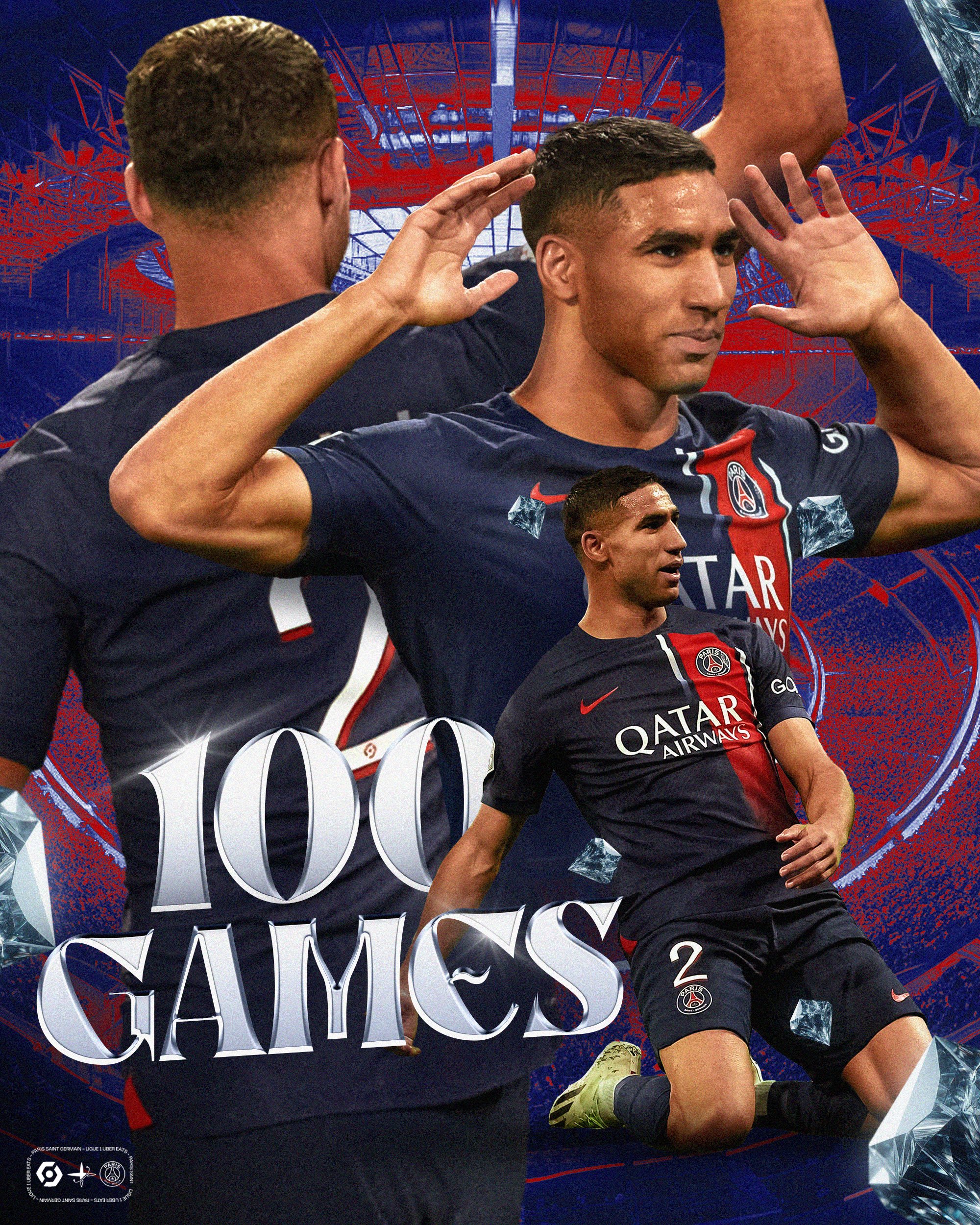 Ligue 1: Hakimi, déjà, 100 matches sous les couleurs du PSG !