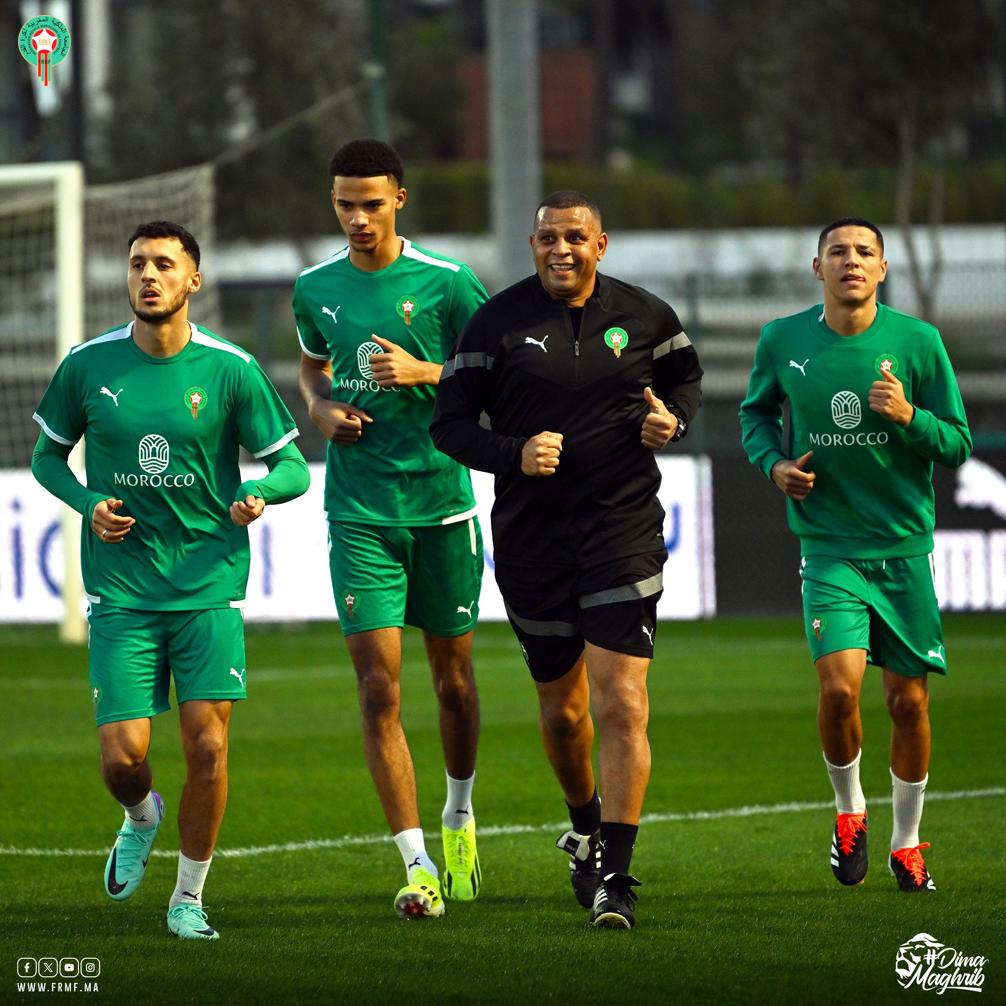 Equipe nationale:  Excepté Hakimi, tout le groupe est à Maâmoura