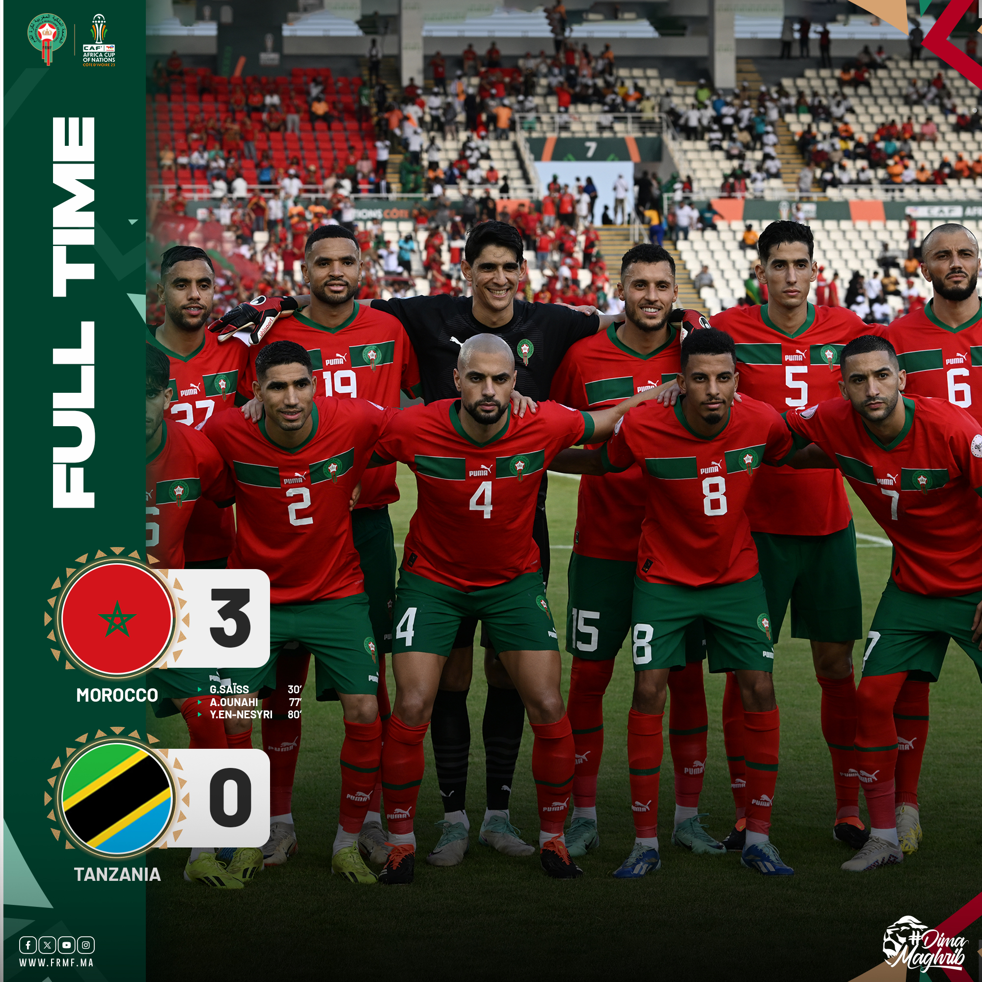 CAN 2023 : Les Lions de l’Atlas vainqueurs en toute maitrise