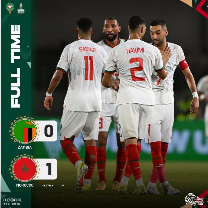 CAN 2023 : Premier de son groupe, le Maroc affrontera l'Afrique du Sud en huitièmes