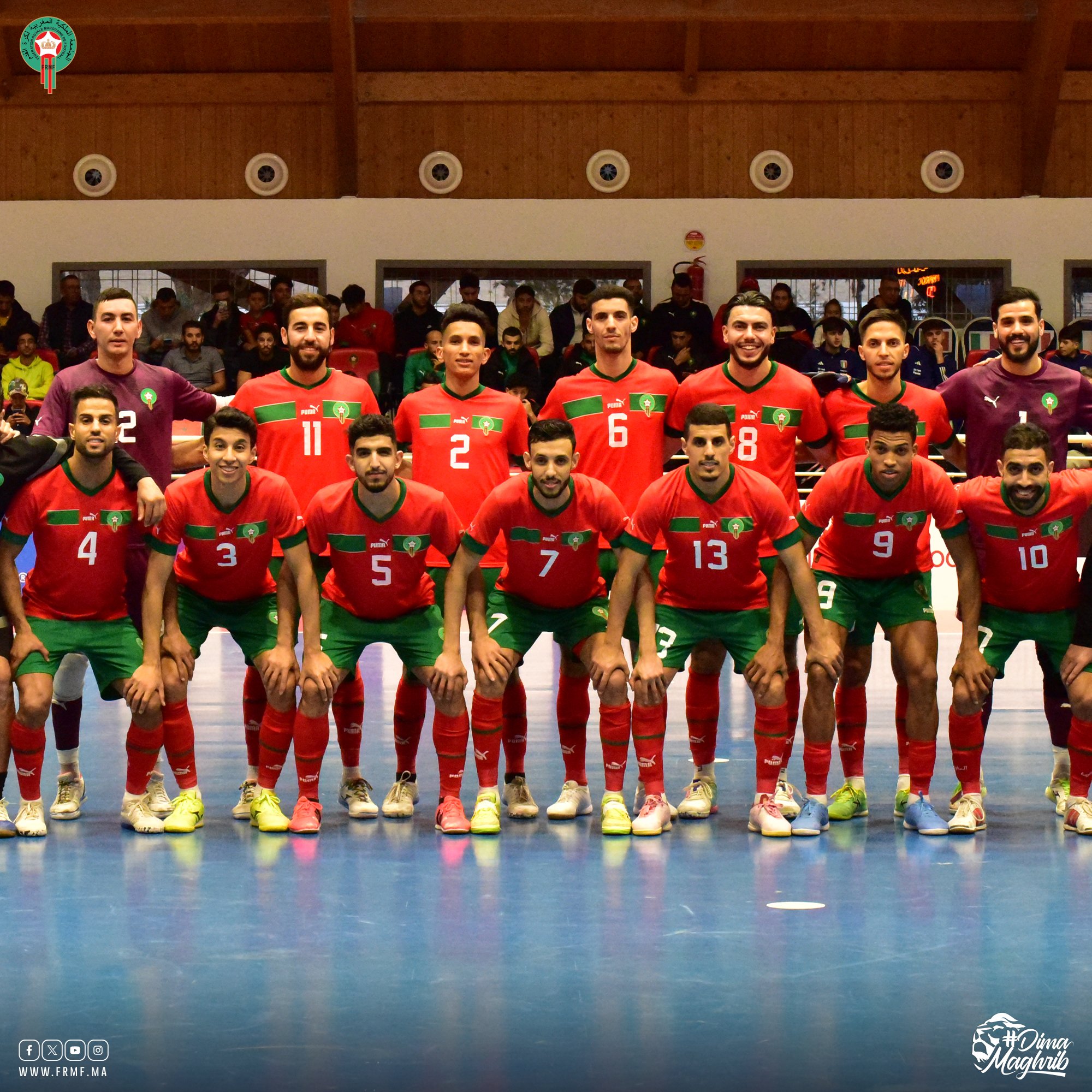 Futsal amical : Les Lions refont la victoire face à la Squadra Azzura!