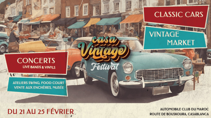 Casablanca: Retour du Casa Vintage festival le 21 février