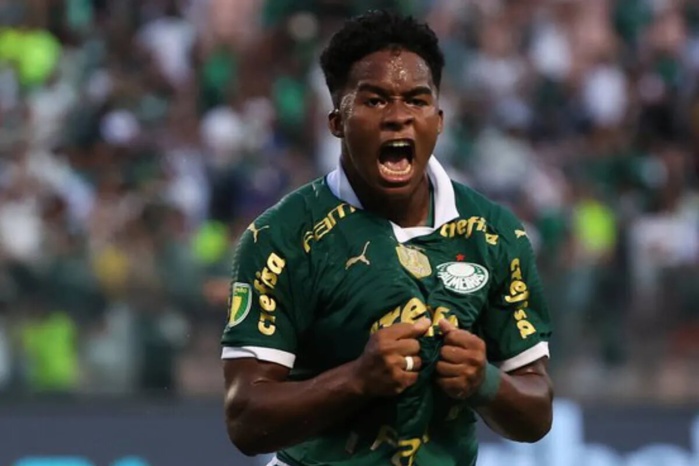 Le futur Merengue Endrick signe un "golazo" au Brésil