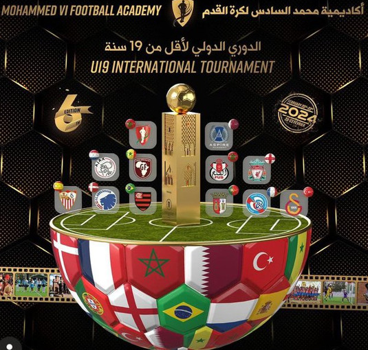 Football U19 : Début de la 6e Edition du Tournoi de l’Académie Mohammed VI e Football.