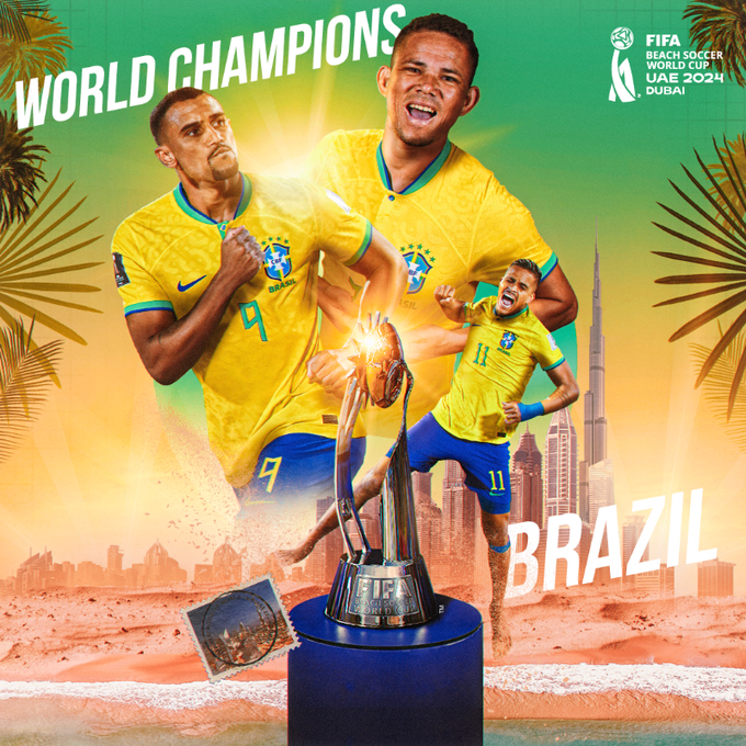Mondial Beach Soccer 2024: Le Brésil Champion du monde