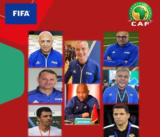 FIFA-CAF-FRMF:  Sellami et Ammouta parmi les 17 instructeurs CAF/ FIFA en formation au Maroc