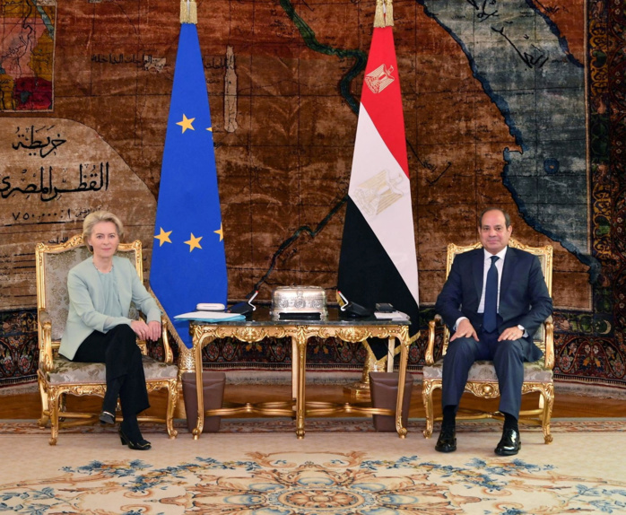 L'UE signe un accord de partenariat pour 7,4 mds d'euros avec l'Egypte