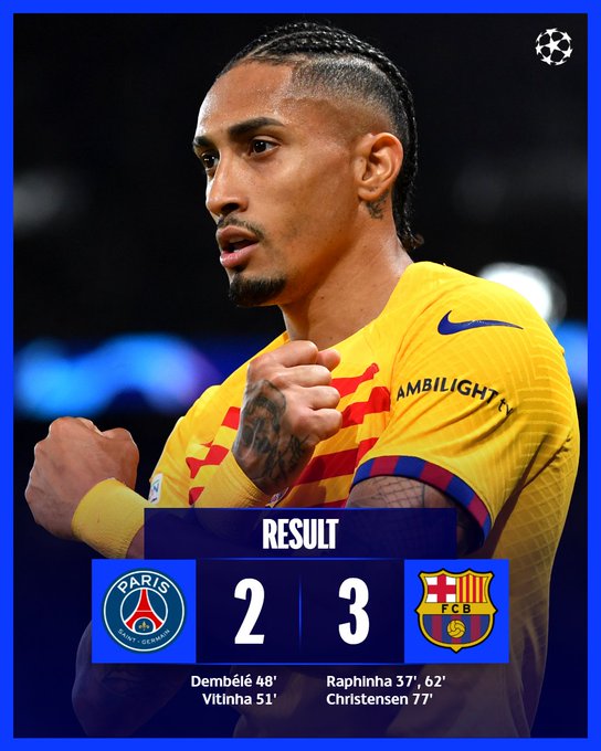 Ligue des Champions / PSG-Barça : Les Parisiens renversés par les Catalans