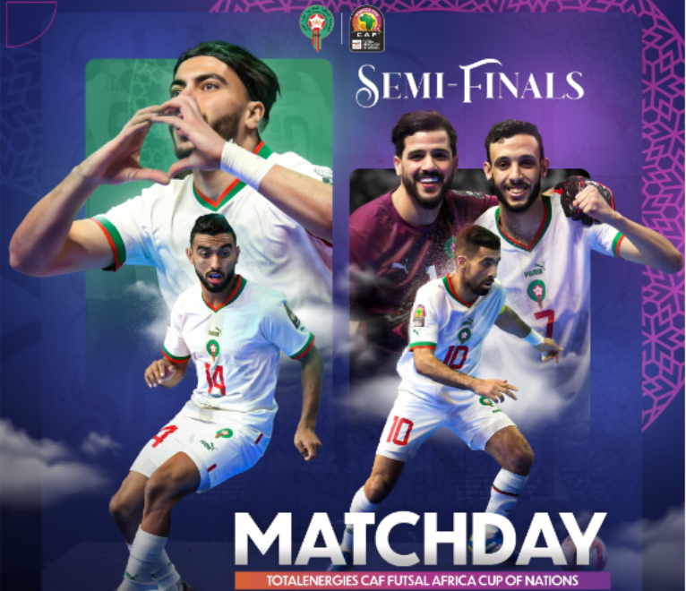 CAN Futsal Maroc 24 / Demi-finales , aujourd’hui: Matchs ? Horaires ? Chaînes ?