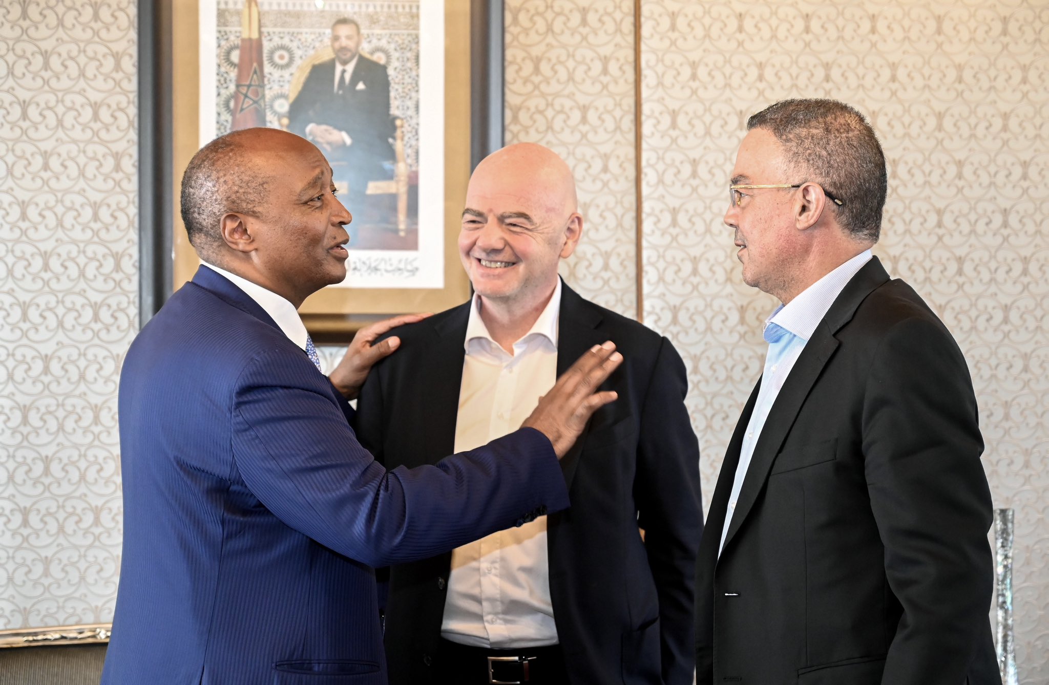 Finale de la CAN Futsal Maroc 24 : Arrivée du Président de la FIFA à Rabat