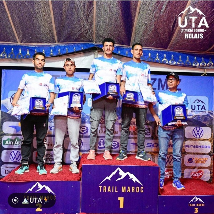 6ème Ultra Trail Amizmiz : Les athlètes marocains dominent la course de 74 km