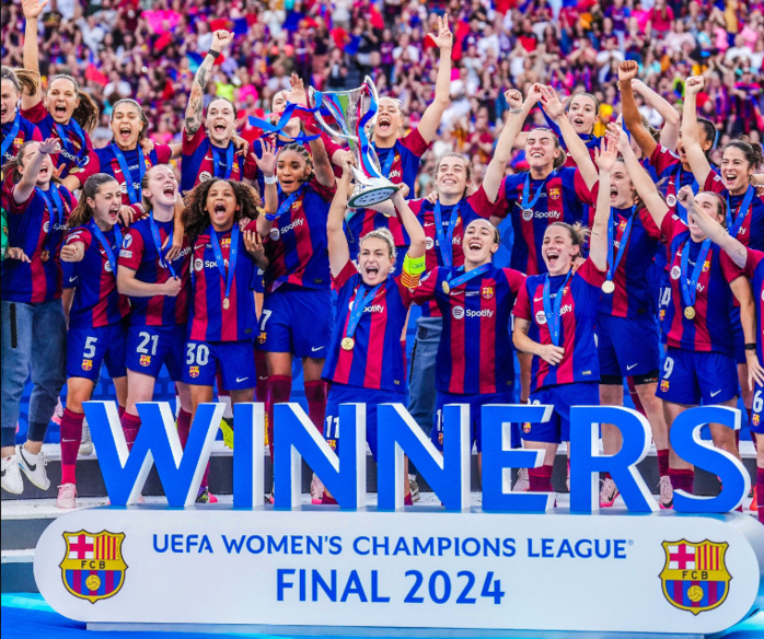 Ligue des Champions féminine UEFA 24: Le Barça Champion ( vidéos) !