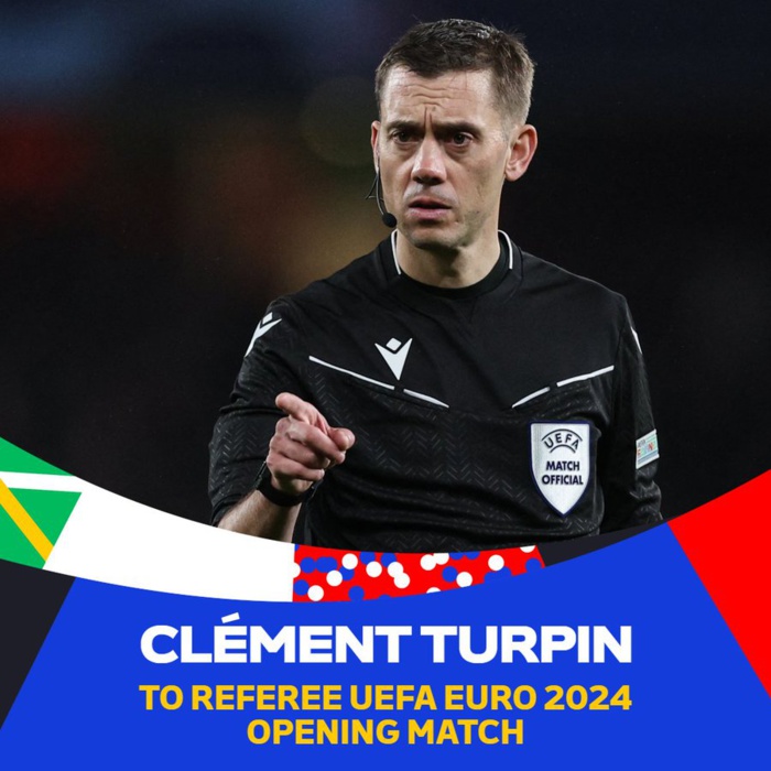 Euro 24 / Arbitrage du match d’ouverture:  Des Français aux commandes !