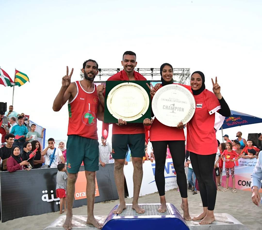 Championnat d’Afrique de beach-volley: Le Maroc remporte le titre et se qualifie pour les JO 2024