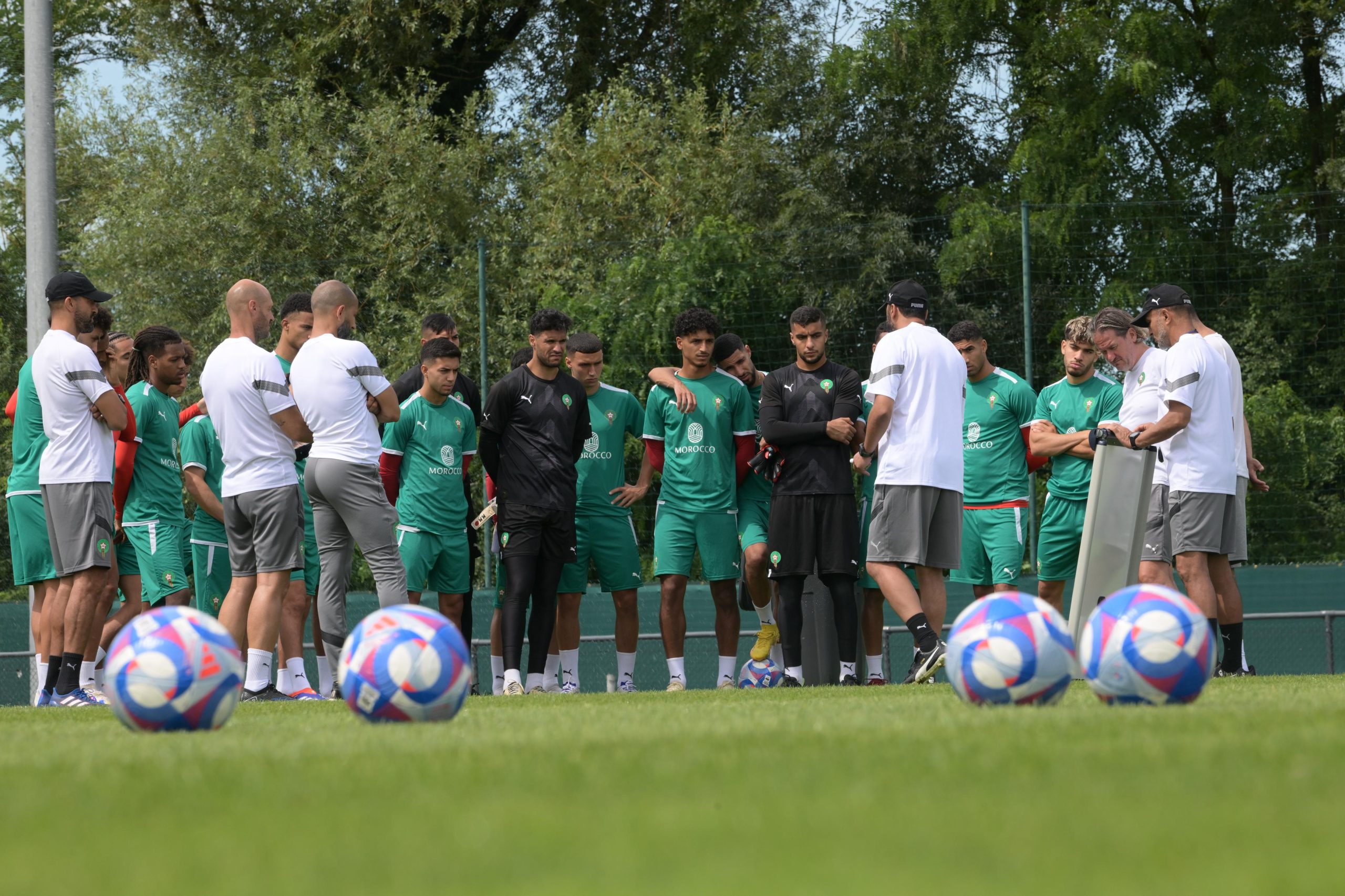 Foot Olympique: Programme des Lions de l'Atlas