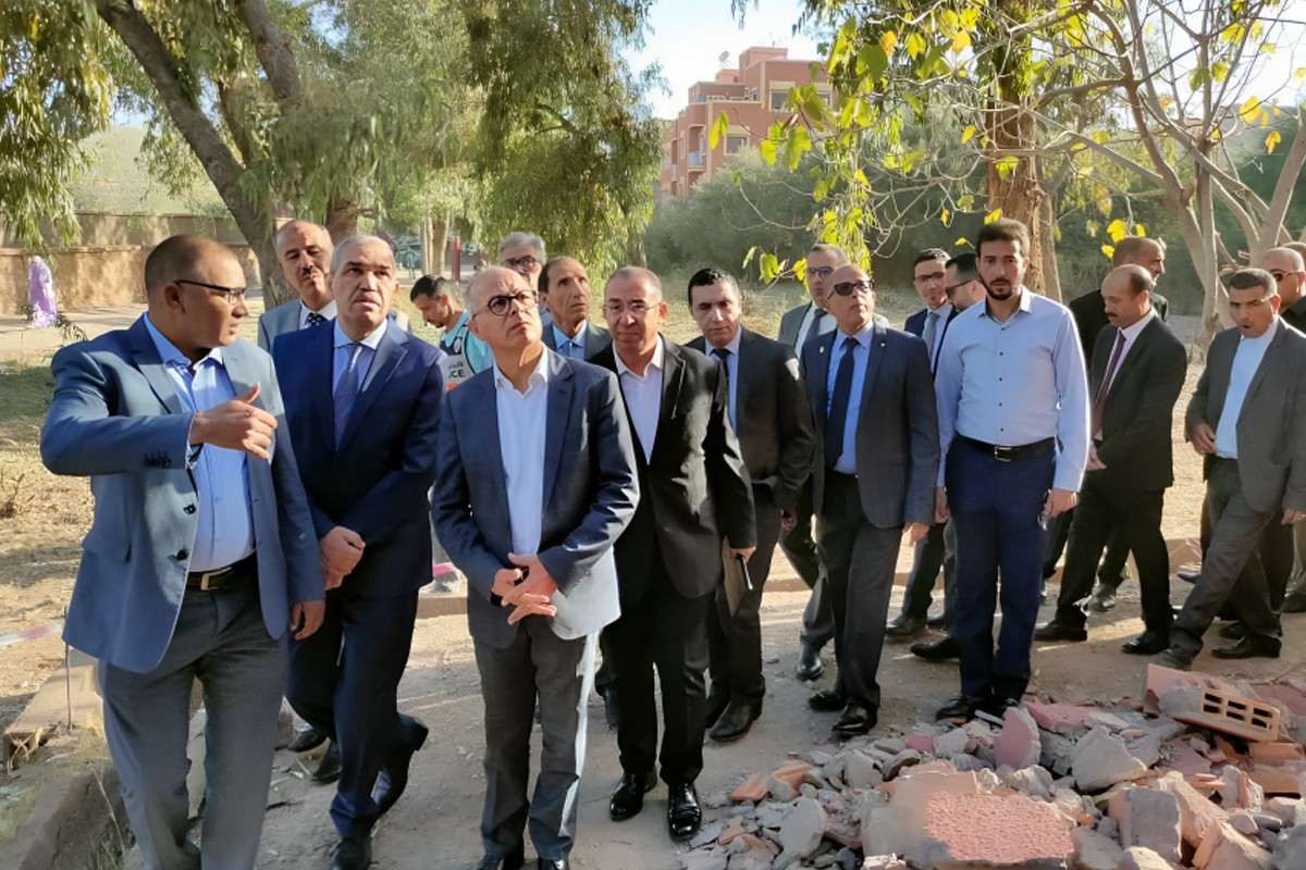 Al Haouz : Benmoussa s’enquiert de l’état d’avancement des travaux de reconstruction et de réhabilitation des établissements scolaires et internats touchés par le séisme