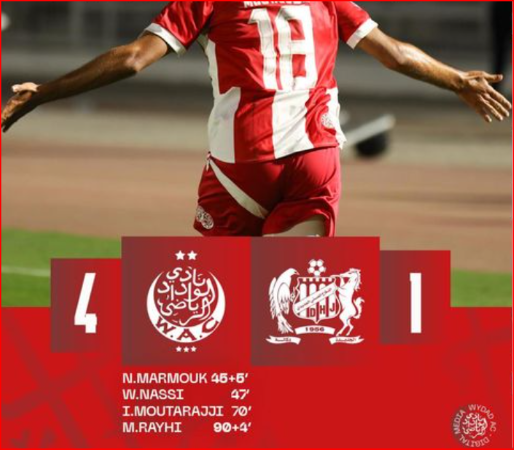Botola D1 J4 : Le Wydad se rassure aux dépens du Difaâ
