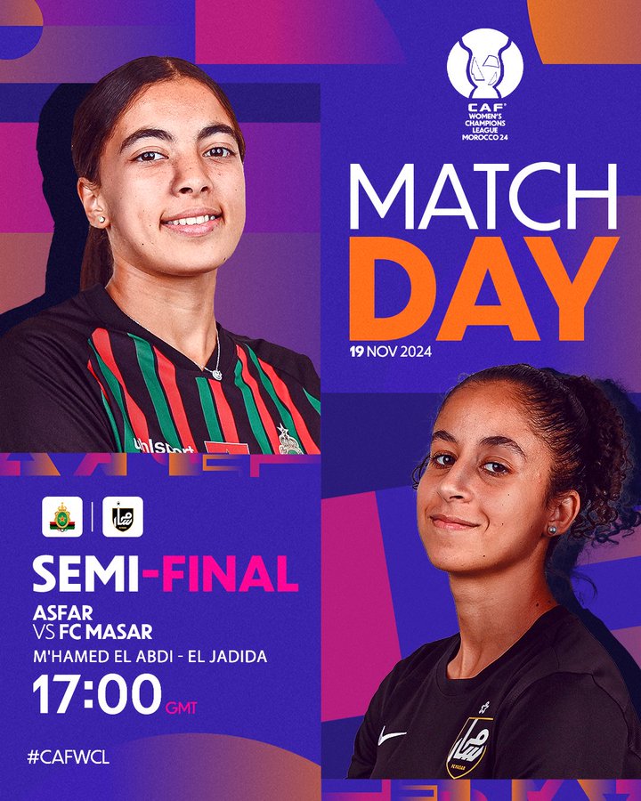 LDC (f). Demi-finales : AS FAR - Massar FC pour une place en finale (18h00)