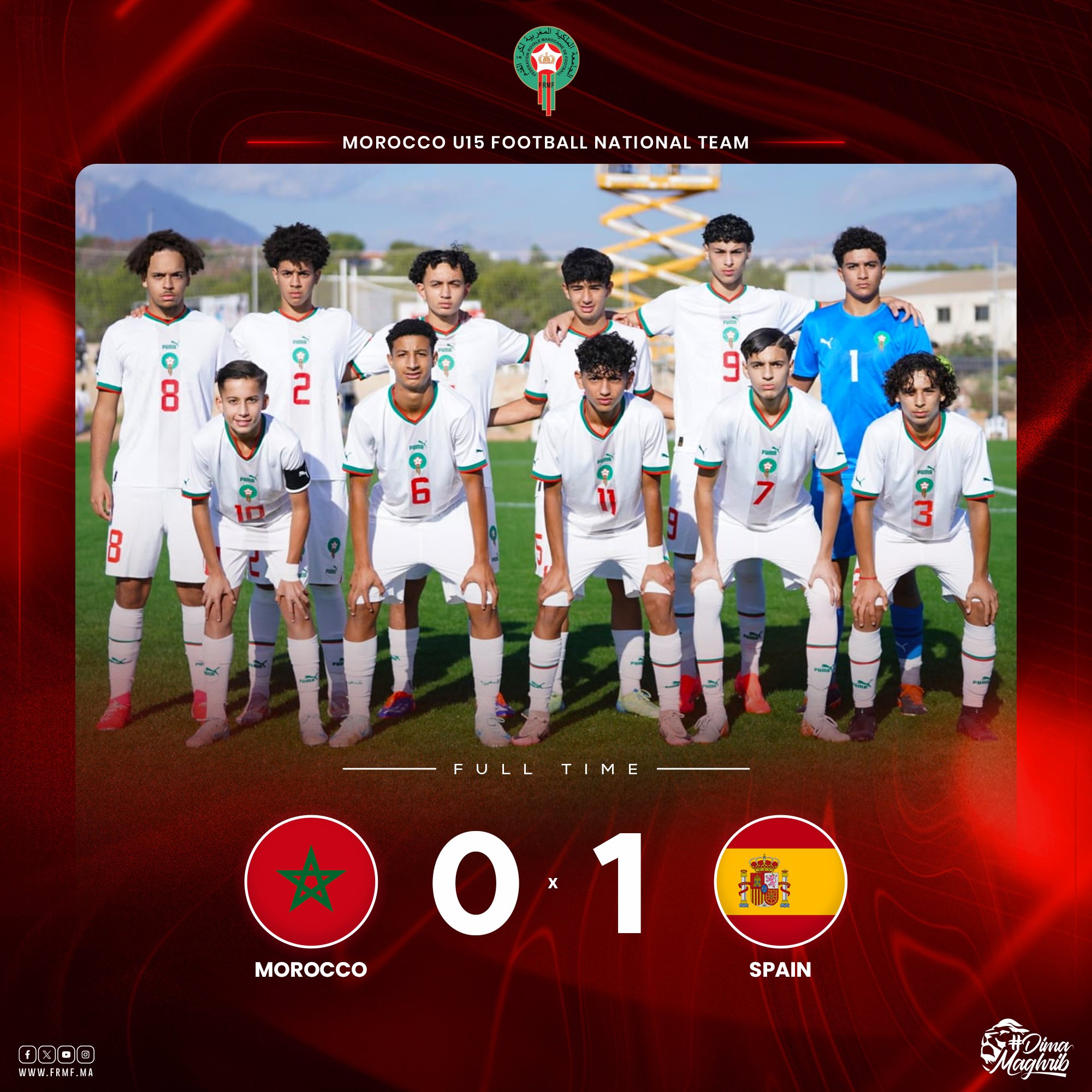 Foot U15: Espagne - Maroc : 1- 0