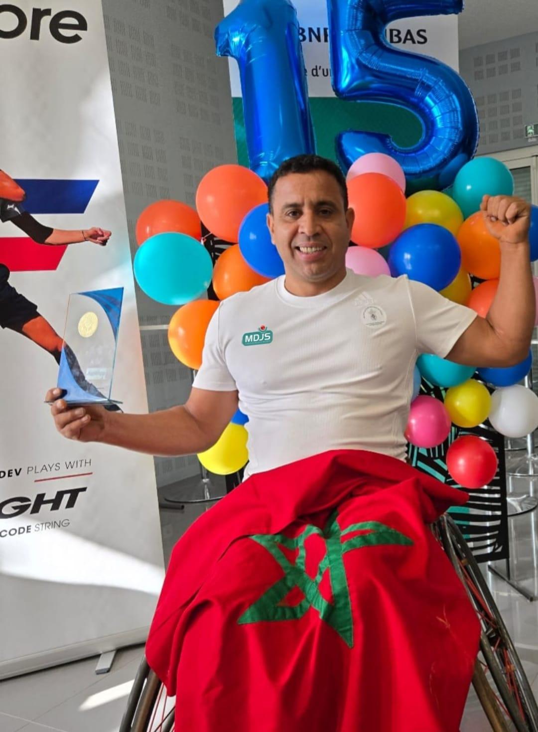 Tennis sur fauteuil / Au tournoi ITF de Toulouse : Lhaj Boukartacha…au summum de son art !