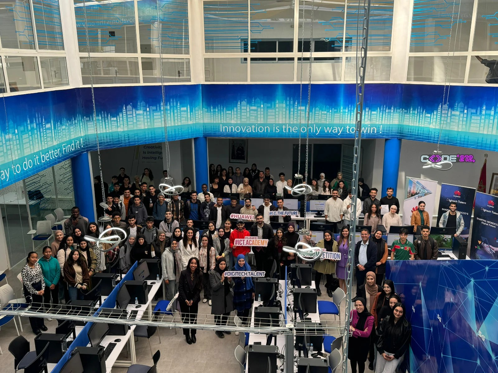 Le roadshow Huawei ICT COMPETITION 2024-2025 prend fin à l’Université Ibn Zohr d’Agadir