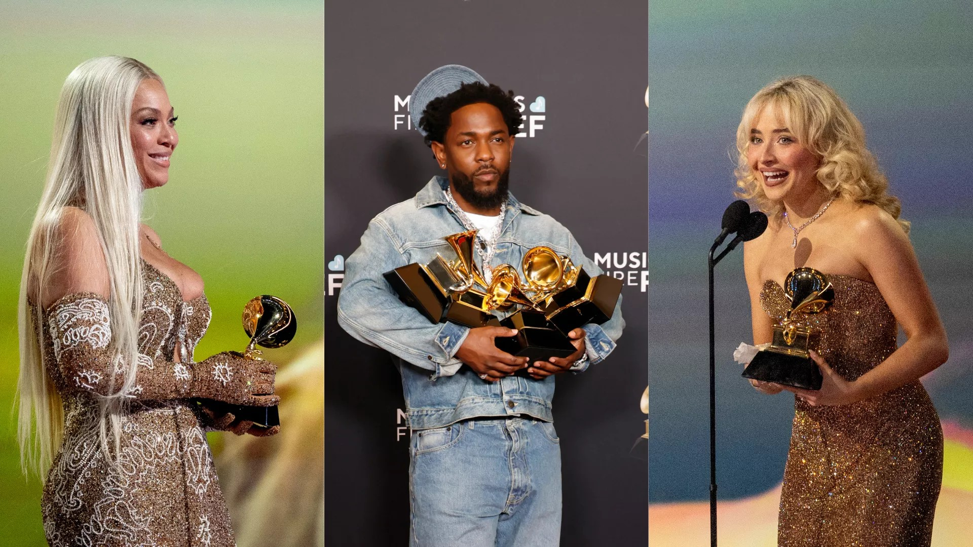 Grammy Awards : Beyoncé enfin sacrée, Kendrick Lamar plébiscité