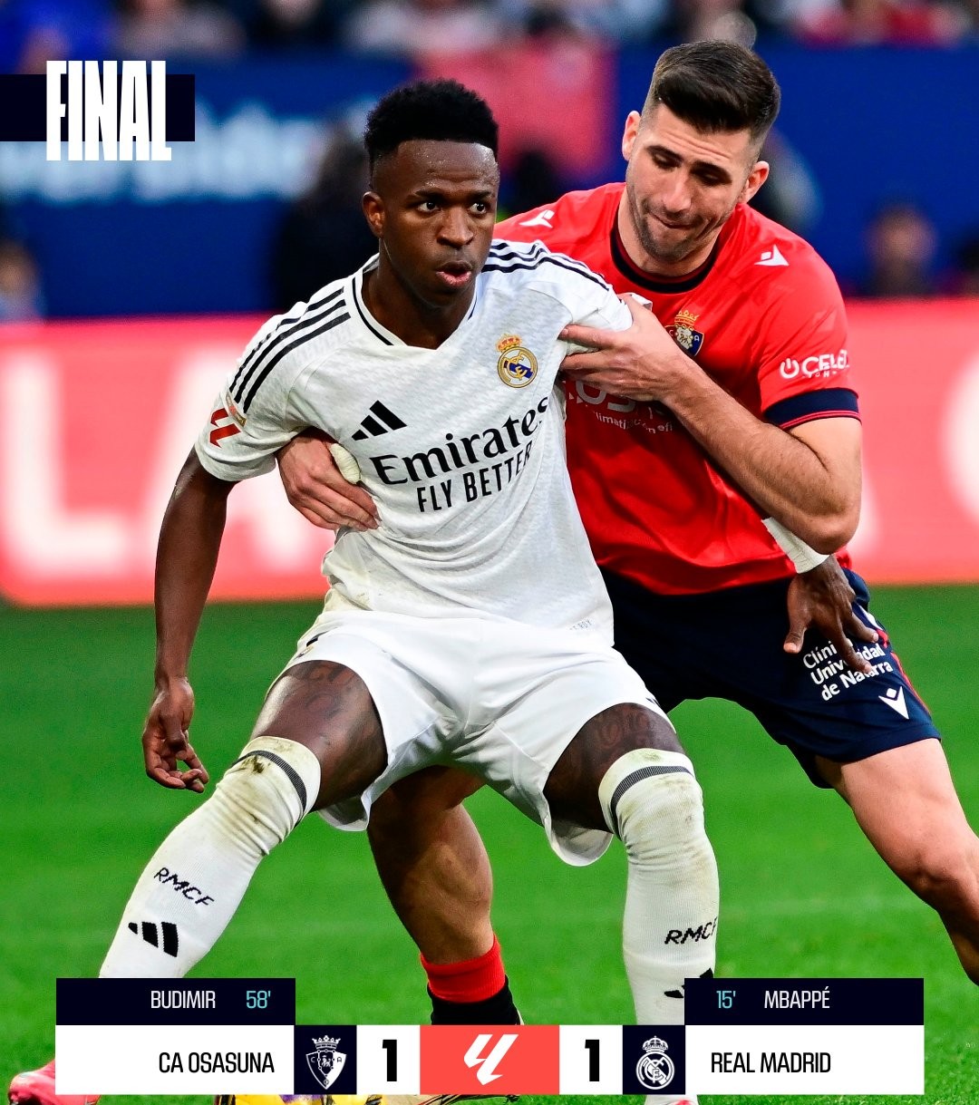 Liga : Real et Atlético sous la pression du Barça après leurs nuls respectifs ce samedi