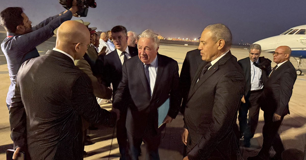 Mohamed Ould Errachid se félicite de la visite de Gérard Larcher à Laâyoune