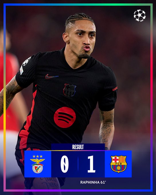 LDC / Le Barça solide et clinique face à Benfica