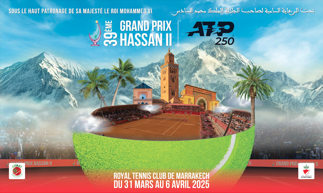 Tennis : Le Grand Prix Hassan II aura lieu du 31 mars au 6 avril à Marrakech pour sa 39ème édition