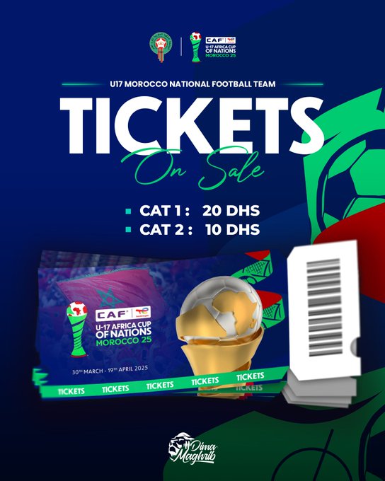 CAN U17 : Billetterie et programme