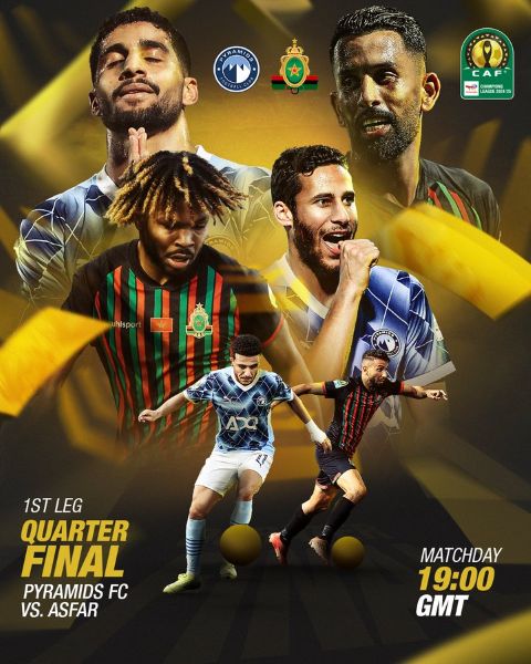 ¼ de finale. LDC / Aujourd’hui ‘’Pyramids - AS FAR’’: Horaire ? Chaîne ?