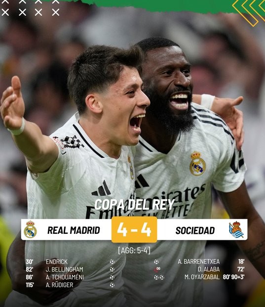 Copa del Rey : Le Real finaliste au bout des prolongations d’un match fou !