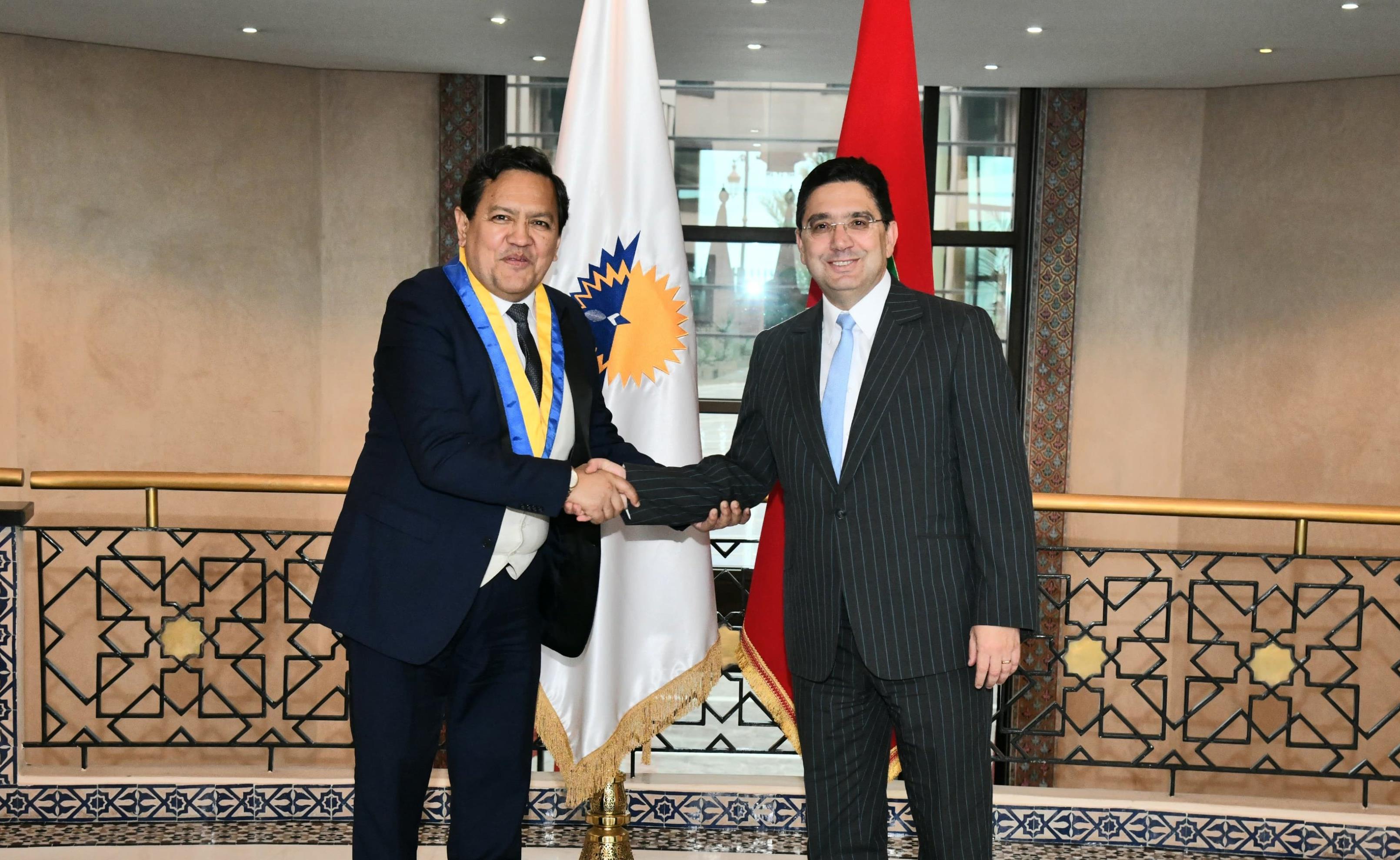 Le président du Parlement andin exprime son appui à l’intégrité territoriale du Maroc